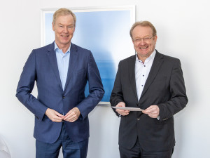 Christian Amsinck und Dr. Stefan Romberg (v. li.)