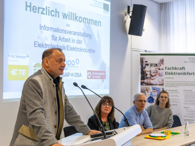 Mario Lehwald, Heike Zilm, Frank Lerch und Katharina Kunze (v. li.)