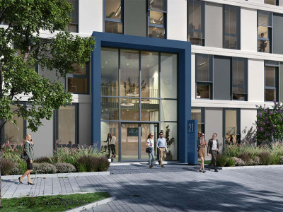 Das neue Domizil der bbw Hochschule in der Wagner-Régeny-Straße 21