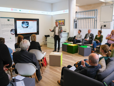 Im HLaN-Showroom am bbw Standort im Haus der Wirtschaft in Berlin